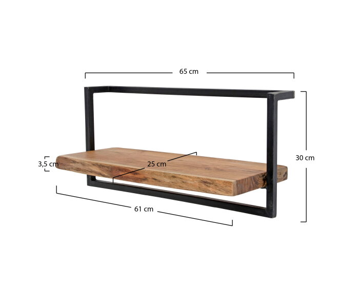 Wandplank Timber 65 cm