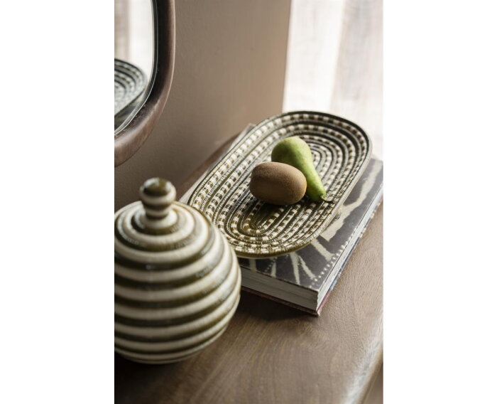 Tray Vloom 38.5x4cm - groen | BY-BOO