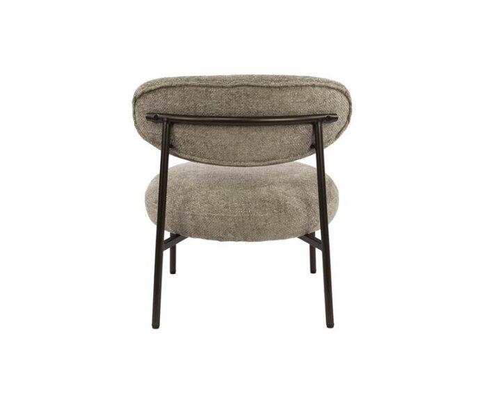 Fauteuil round - Tissee cargo zandkleur