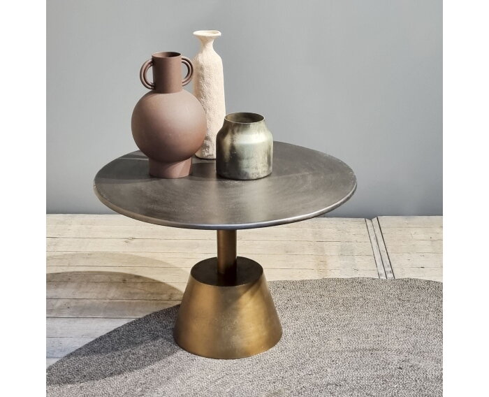 Sidetable Kian metaal - Goud Zilver