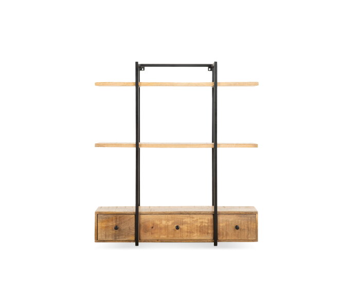 Wall Hanging 3 Drawers And Hooks