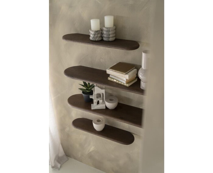 Wandplank Tre 2 - bruin | BY-BOO