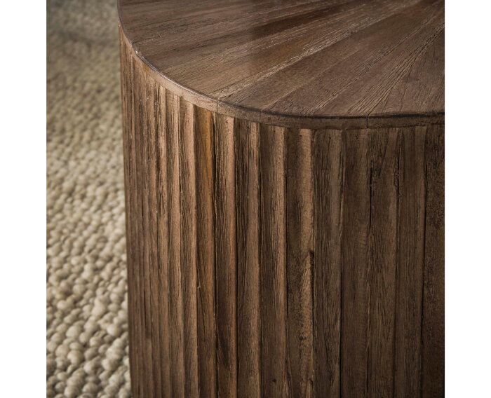 Salontafel set/2 XL driehoek Maya teak - Teak rust brown