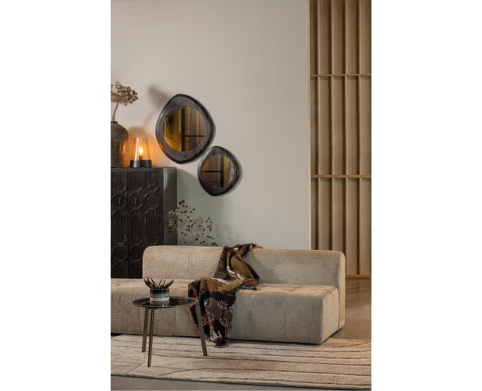 Costly Tafellamp Glas/metaal Zwart - BePureHome