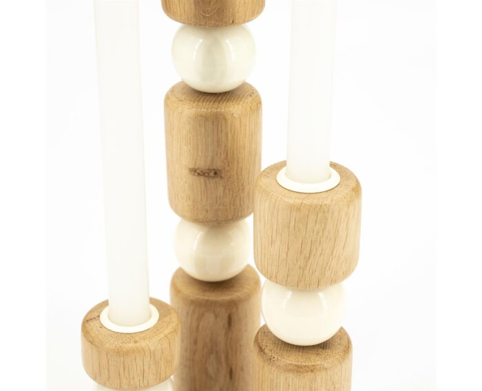 Candle holder Belloa - beige | BY-BOO
