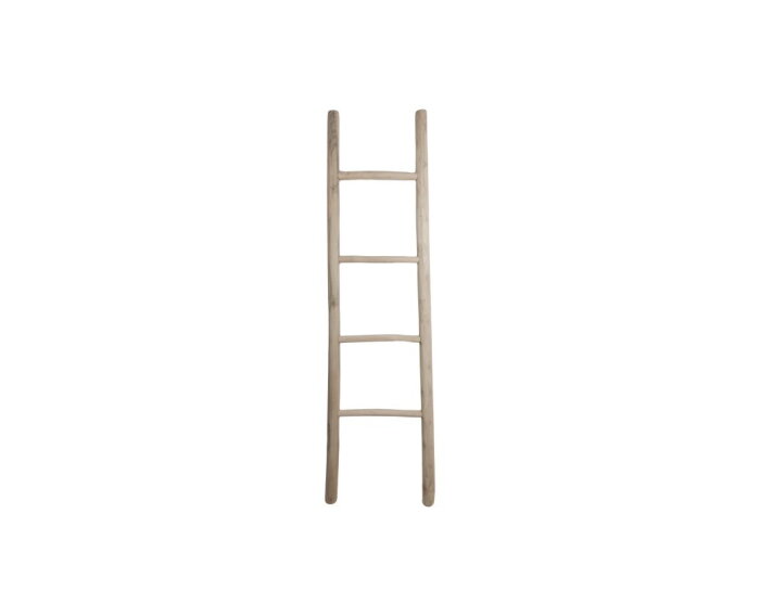 Decoratieve ladder - 35-45x5x150 - Naturel - Teak