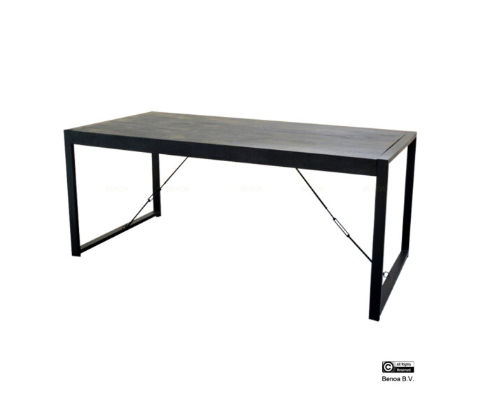 Eettafel Britt Zwart | 180 x 90 cm