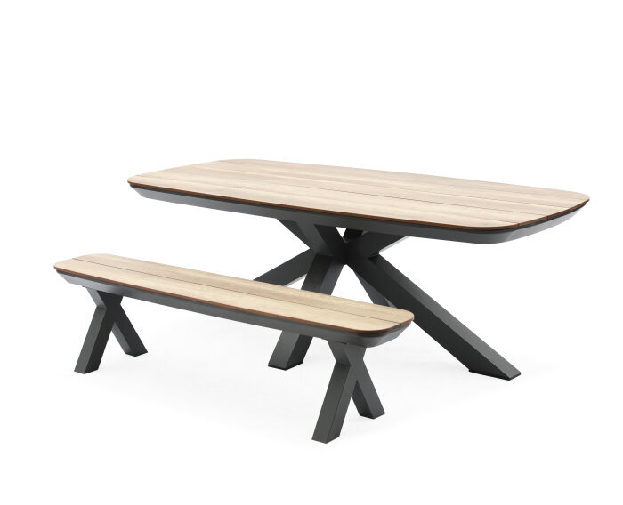 Bradford HPL table 220cm wood