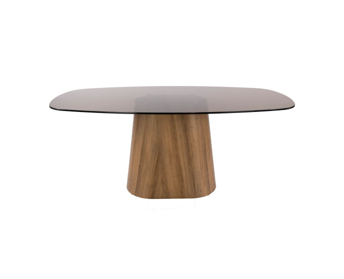Eettafel Tinto Centro 215 - Brons glas
