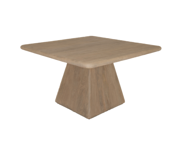 Asti Eetkamertafel vierkant naturel 130 cm