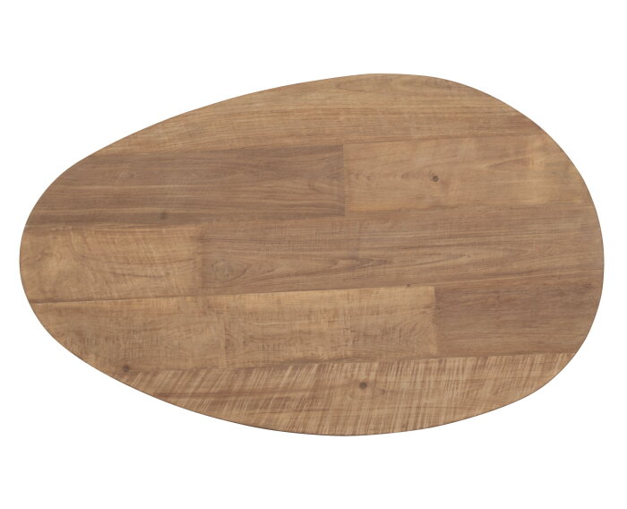 DTP home Lagoon salontafel organisch teakhout naturel - 120 x 75 x 35 cm