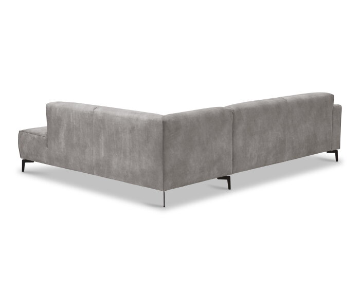 Hoekbank Varello Antraciet - Tauro 02 &ndash; Ottomane Rechts &ndash; 270x209 cm
