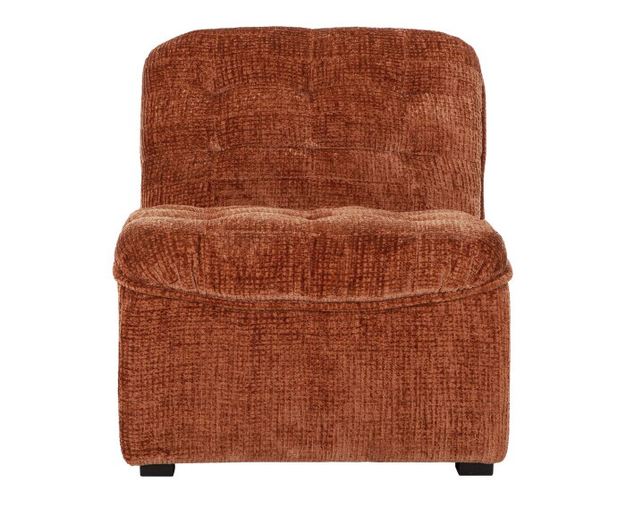 MUST Living fauteuil Liberty - Glamour cinnamon - 75x67x85 cm