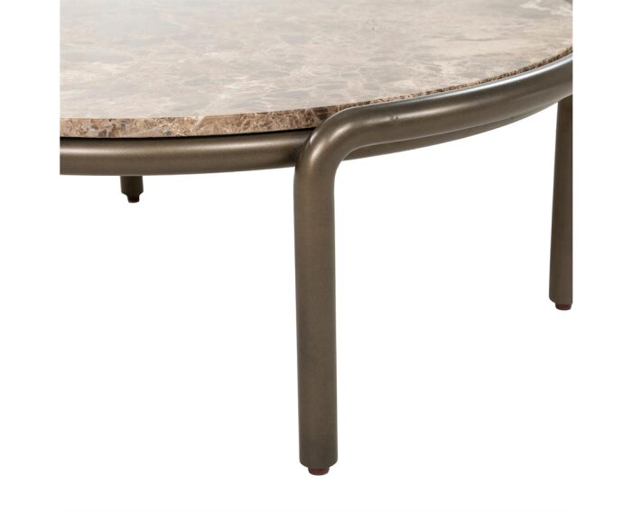 Salontafel Silke 83x86cm - bruin | Eleonora
