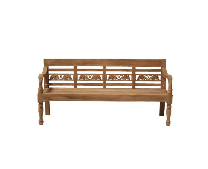 Stationsbank Druif Teak 100 cm