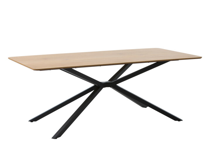 Eettafel Cesura Kruispoot Eiken Naturel 90x160 cm
