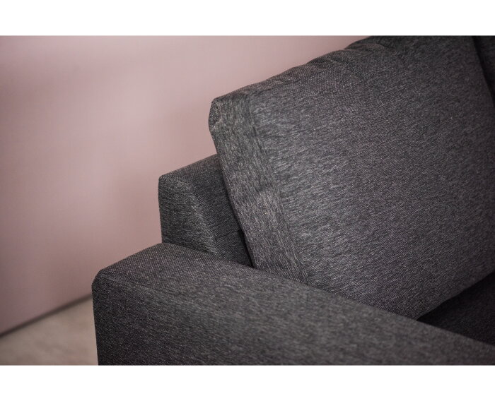 U-bank Westminster 6-zits Antraciet – Hoek Links/Rechts – Stof Dortmund 1115 – 285x285 cm