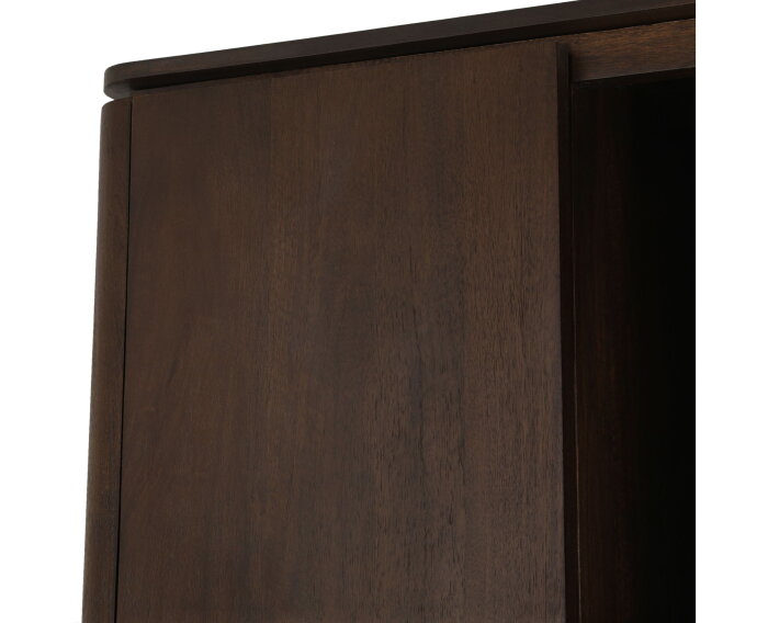 Vakkenkast Dallas Bruin Mangohout 90 cm