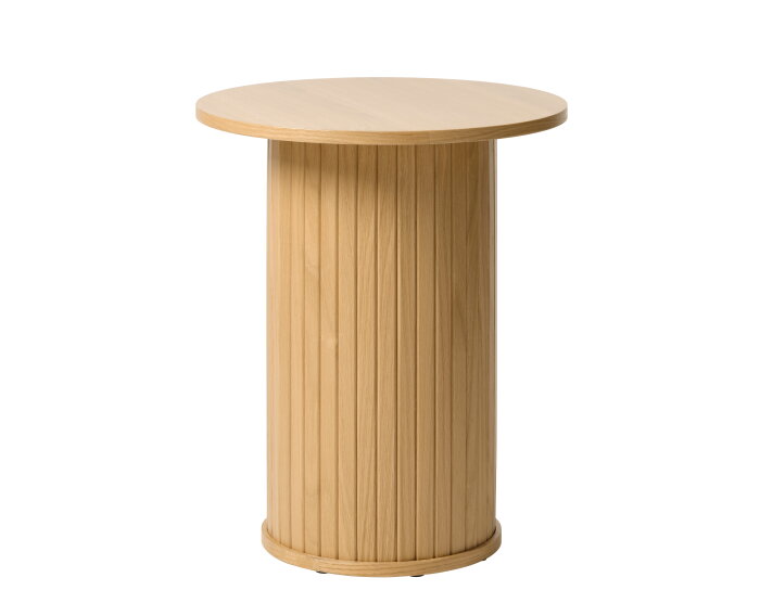 Bijzettafel Nola rond 50 cm - Naturel | Meubelplaats