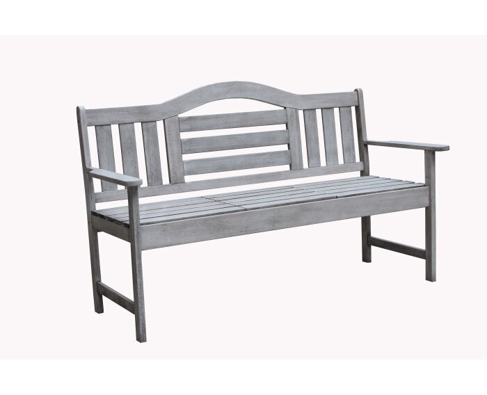 Tuinbank Nevada met verstelbaar tafeltje 150 cm - Grijs