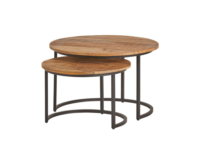 Mimi ronde salontafel, set van 2