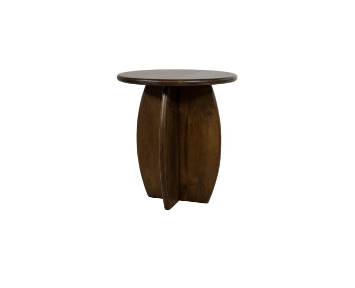 Bijzettafel Ø50, Mango Walnut - Belly Table Collection