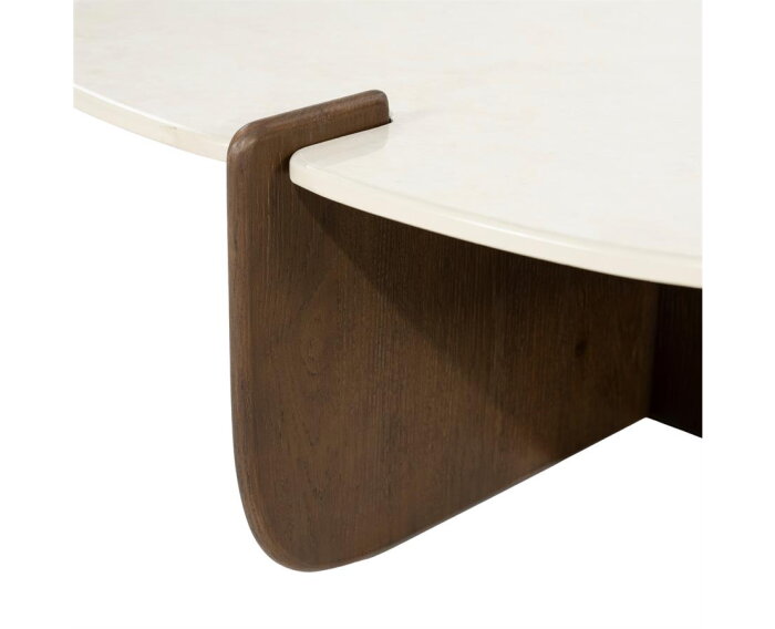 Salontafel Filou 80x80cm - bruin | Eleonora