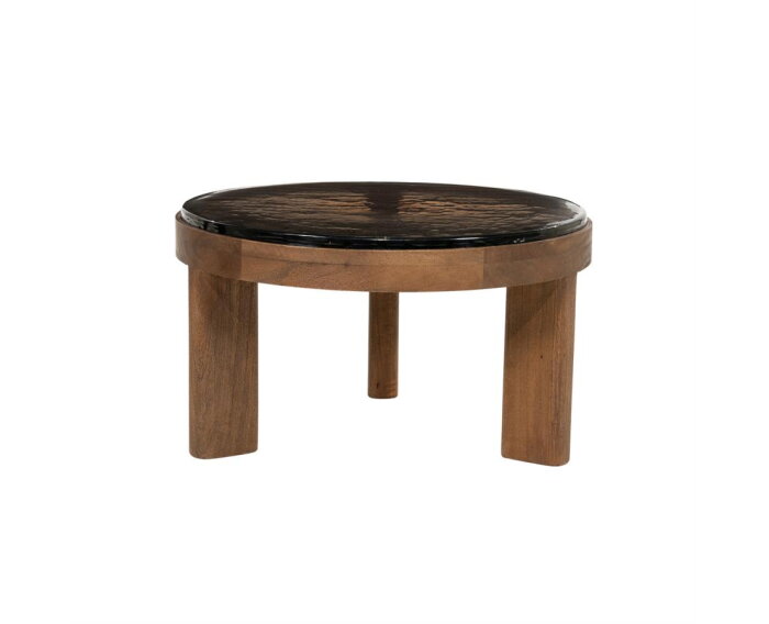 Coffee table Lucent 60x60cm - bruin | BY-BOO