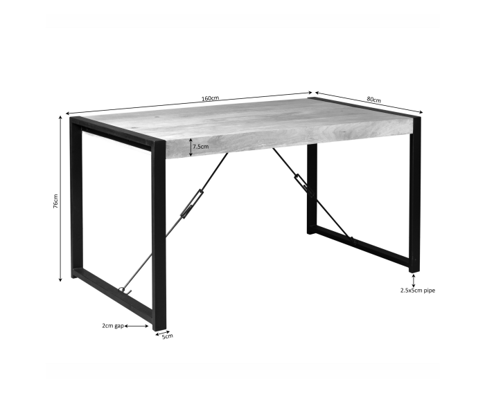 Eettafel Boaz 160 cm