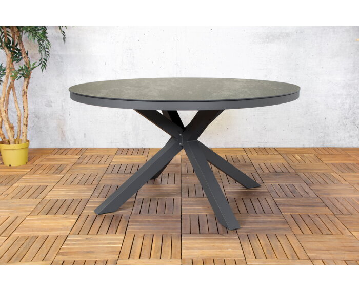 Bianca HPL table ø140 cm