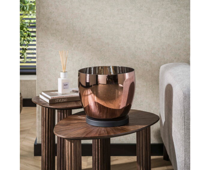 Vloerlamp UP L - Copper color glas