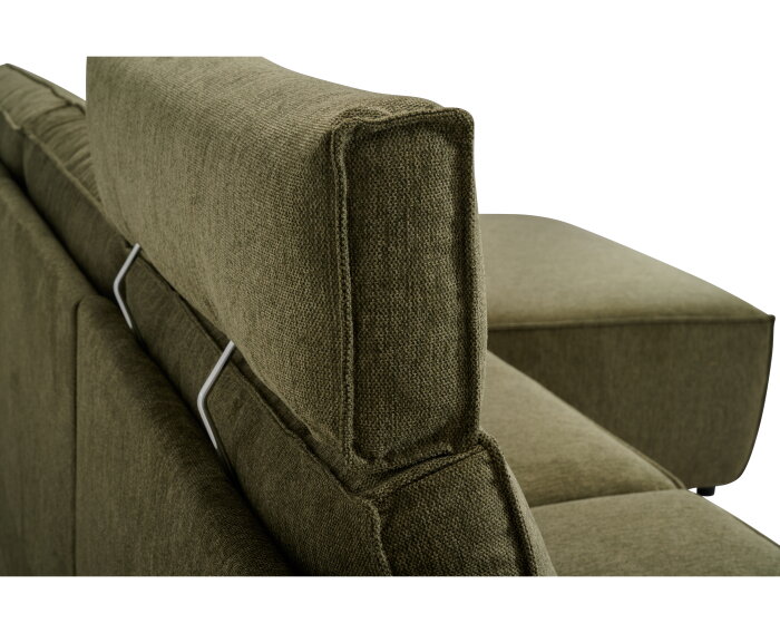 Hoekbank Domburg - Taurus Thyme - Chaise longue rechts - 318x166 cm
