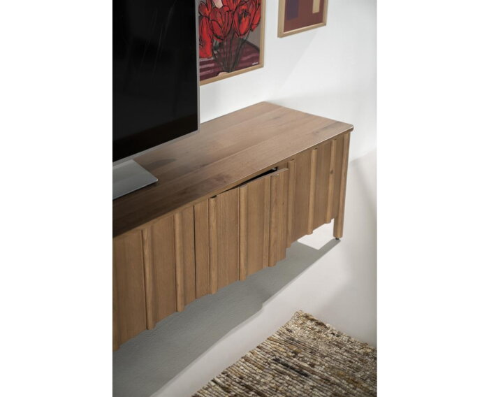 TV meubel Jake drs 264x47cm - bruin | Eleonora