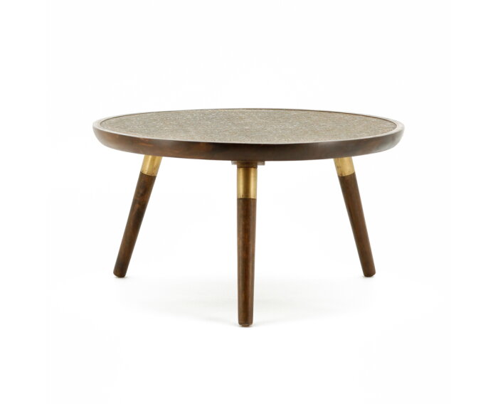 Salontafel Jafar Bruin 70cm - By-Boo 1594 | Meubelplaats.nl