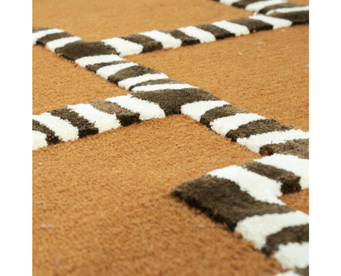 Carpet StripeScape 290x190cm - caramel | BY-BOO
