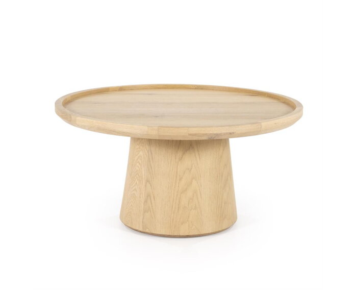 Salontafel Leia 80x80cm - naturel | Eleonora