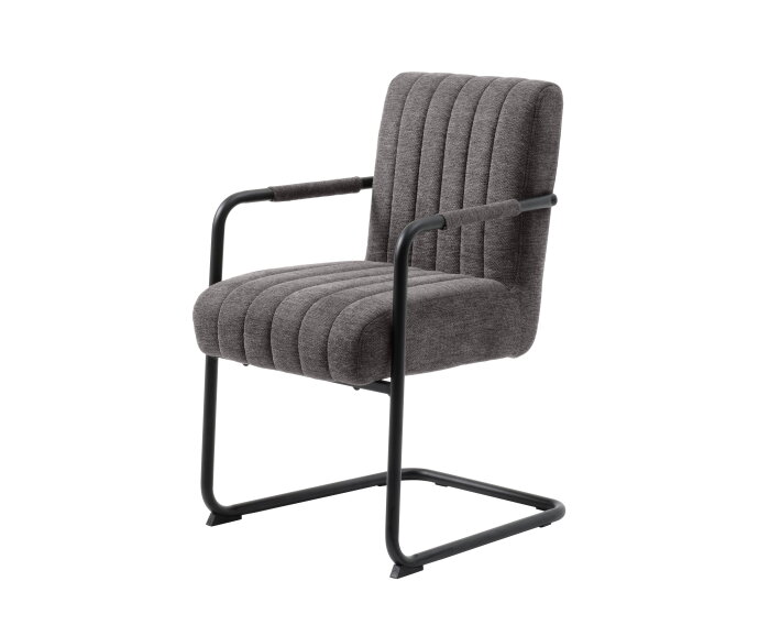 TROUT ARM CHAIR DARK GREY