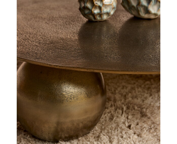 Salontafel Ziva Gold | 90 cm