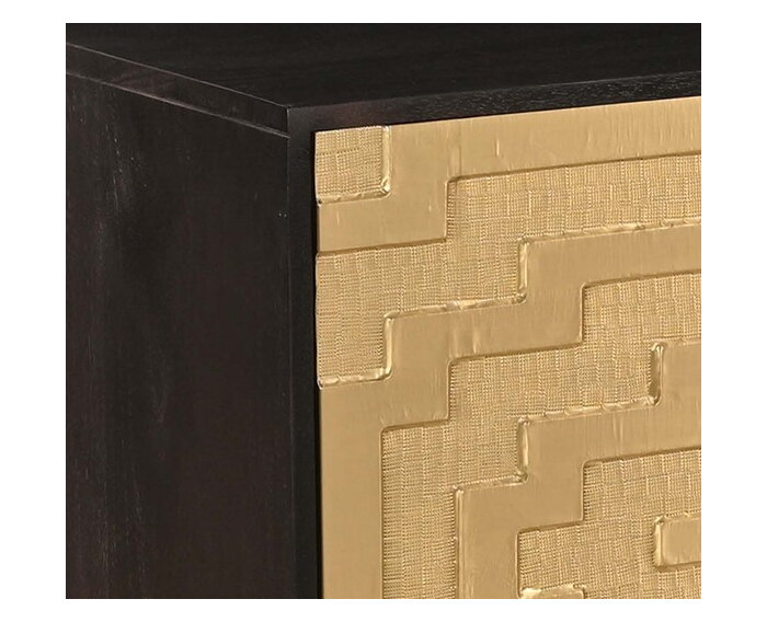 Opbergkast Fancy 70 cm met onderplank - Goud