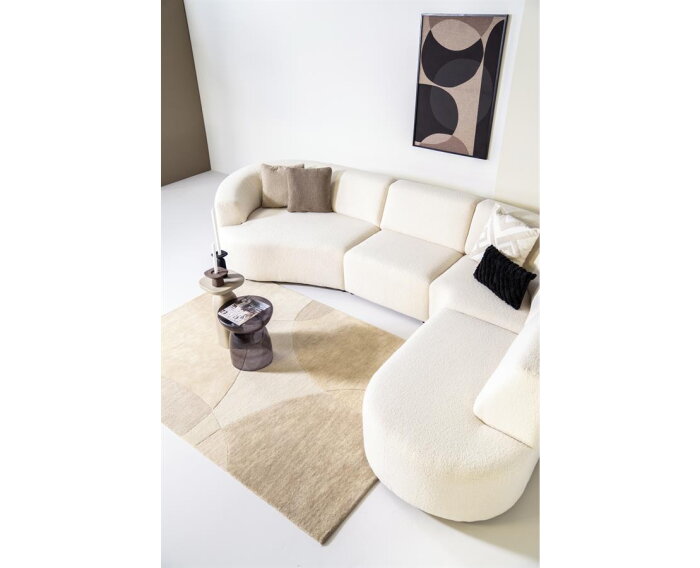 Vloerkleed Neo 160x230 cm - beige kopen?  | Meubelplaats.nl