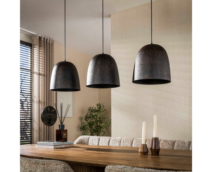 Hanglamp Nova 3L - Smoked brown