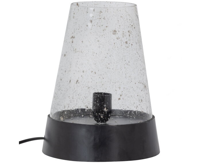 Costly Tafellamp Glas/metaal Zwart - BePureHome