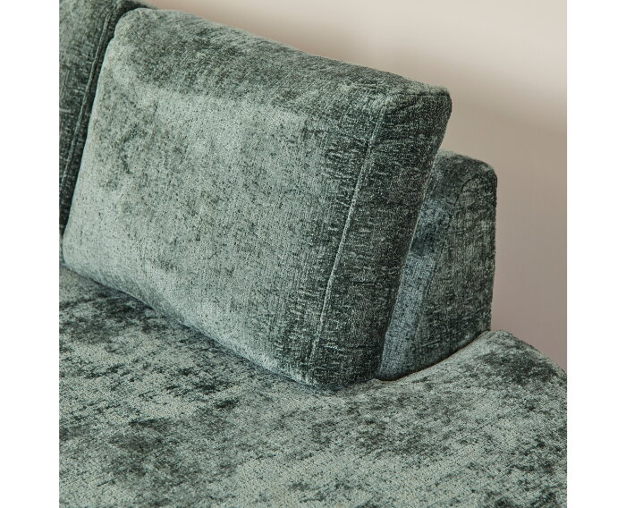 MySofa Alma | Green | 2,5 zits + Divan Rechts | 5 jaar garantie