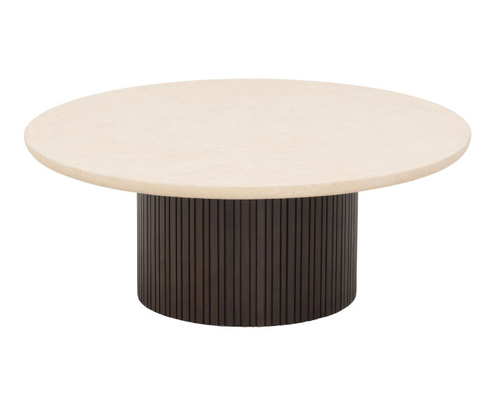 Coffee table Maroon round,35x&Oslash;90 cm, mahogany + mortex