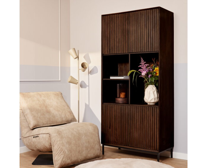 Vakkenkast Madison Brown | 90 cm