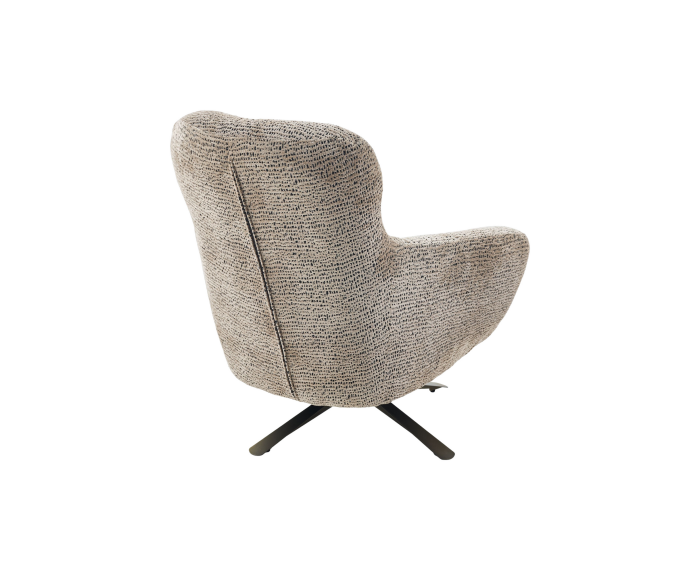 Draaibare Fauteuil Nena Bruin