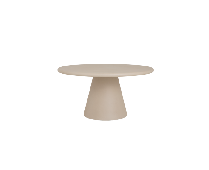 Mello Eetkamertafel rond beige 130 cm