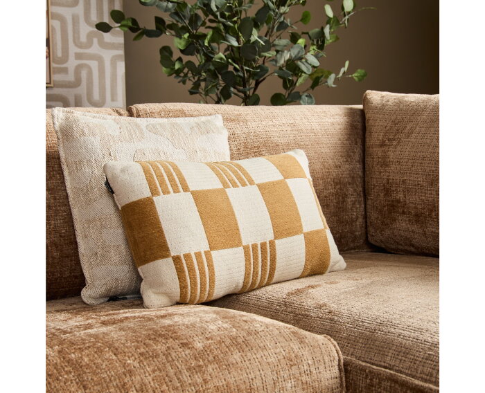 MySofa Teddy Hoekbank Cinnamon 2,5 zits+Divan Rechts