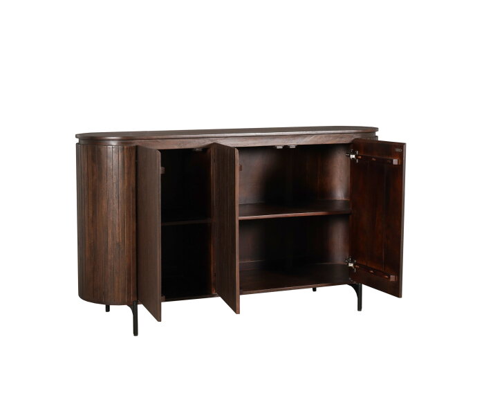 Dressoir Solana Bruin Mangohout 165 cm