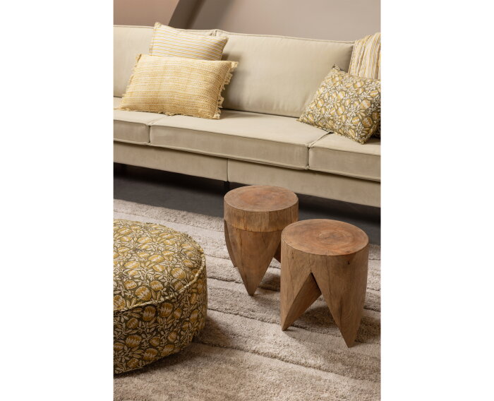Streak Kussen Met Print Mosterd 40x60cm - BePureHome